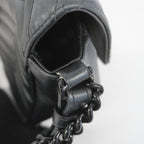 Gucci Handbag GG Marmont Leather Black Silver 2-Way — view 7