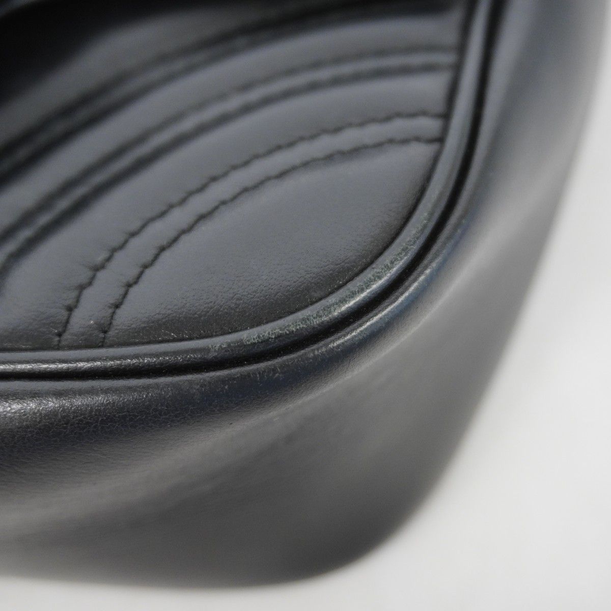 Gucci Handbag GG Marmont Leather Black Silver 2-Way — view 6