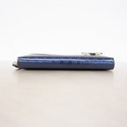 Gucci Wallet Micro Guccissima Enamel Blue Champagne Gold — view 2