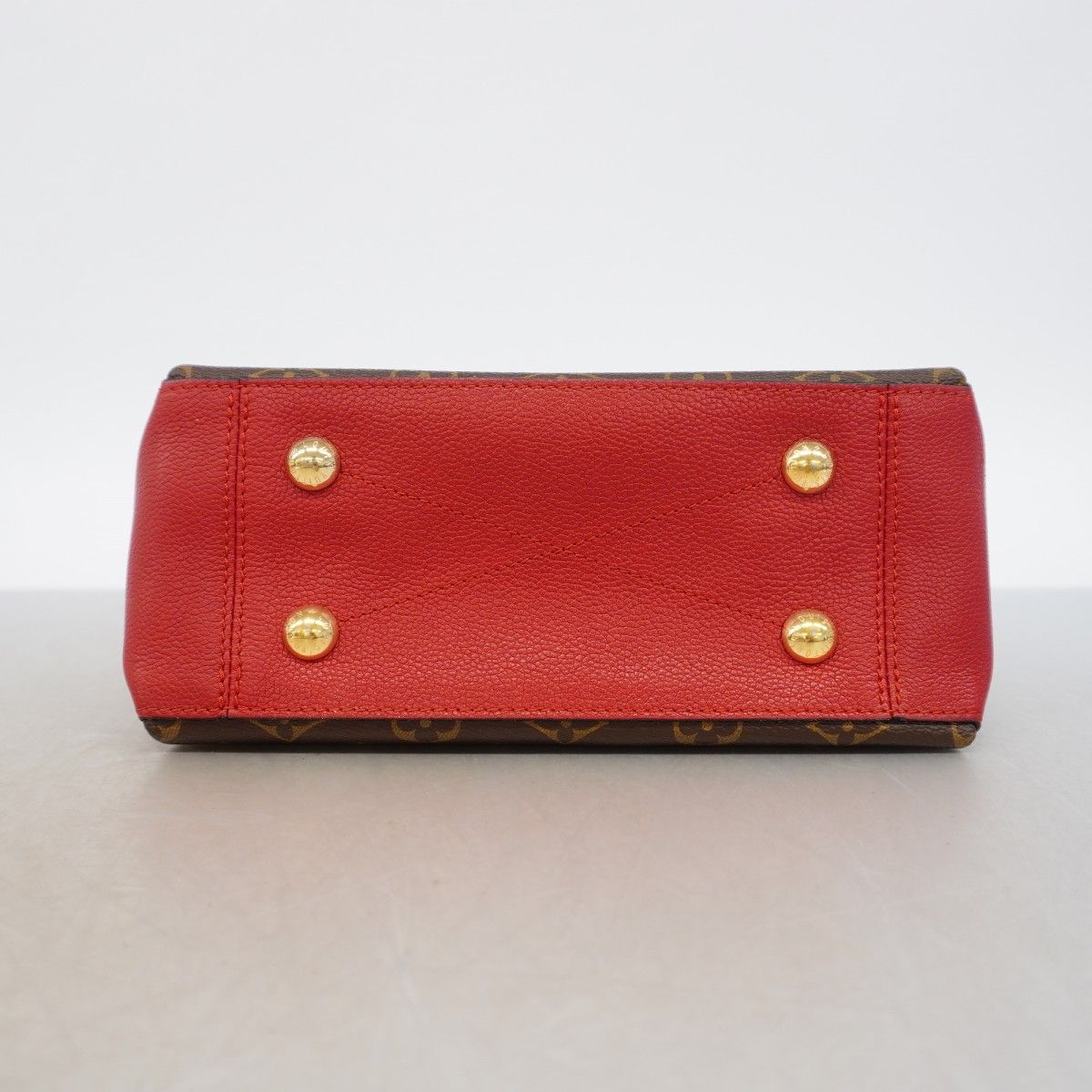 Louis Vuitton Shoulder Bag Monogram Calf Nnu BB Brown Cerise — view 3