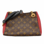 Louis Vuitton Shoulder Bag Monogram Calf Nnu BB Brown Cerise