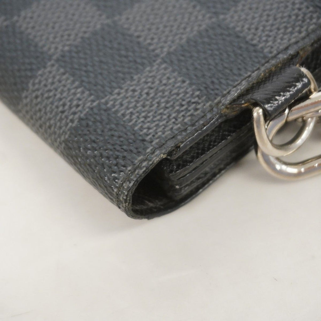 Louis Vuitton Wallet Damier Graphite Portefeuille Accordeon Black Gray — view 6