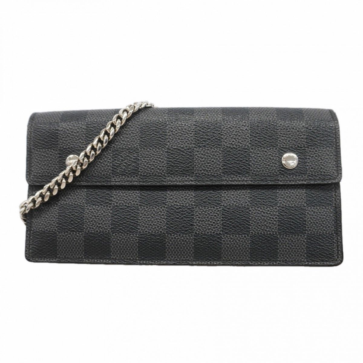 Louis Vuitton Wallet Damier Graphite Portefeuille Accordeon Black Gray