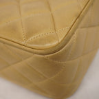 Chanel Shoulder Bag Quilted Brilliant Lambskin Beige Gold — view 6