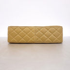 Chanel Shoulder Bag Quilted Brilliant Lambskin Beige Gold — view 3