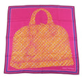 Louis Vuitton Carre Alma Silk Scarf 90 Purple M75804