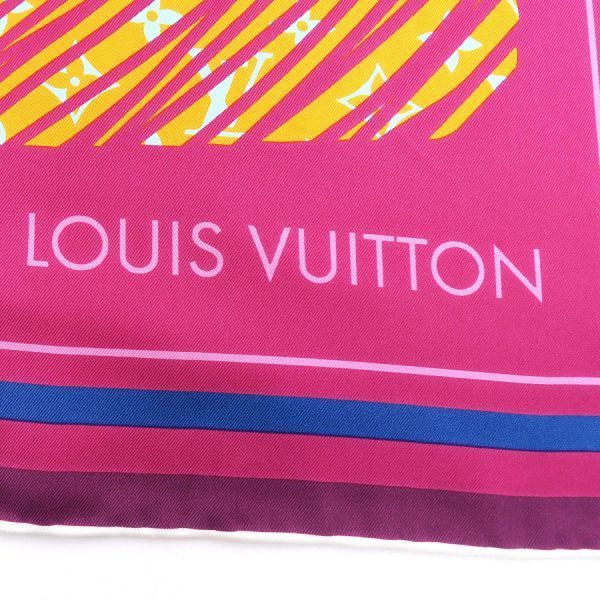 Louis Vuitton Carre Alma Silk Scarf 90 Purple M75804 — view 5