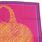 Louis Vuitton Carre Alma Silk Scarf 90 Purple M75804 — view 7