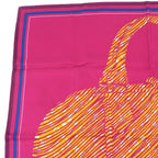 Louis Vuitton Carre Alma Silk Scarf 90 Purple M75804 — view 6
