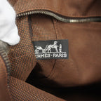 Hermes Tote Her Line MM Canvas Brown Silver — view 5