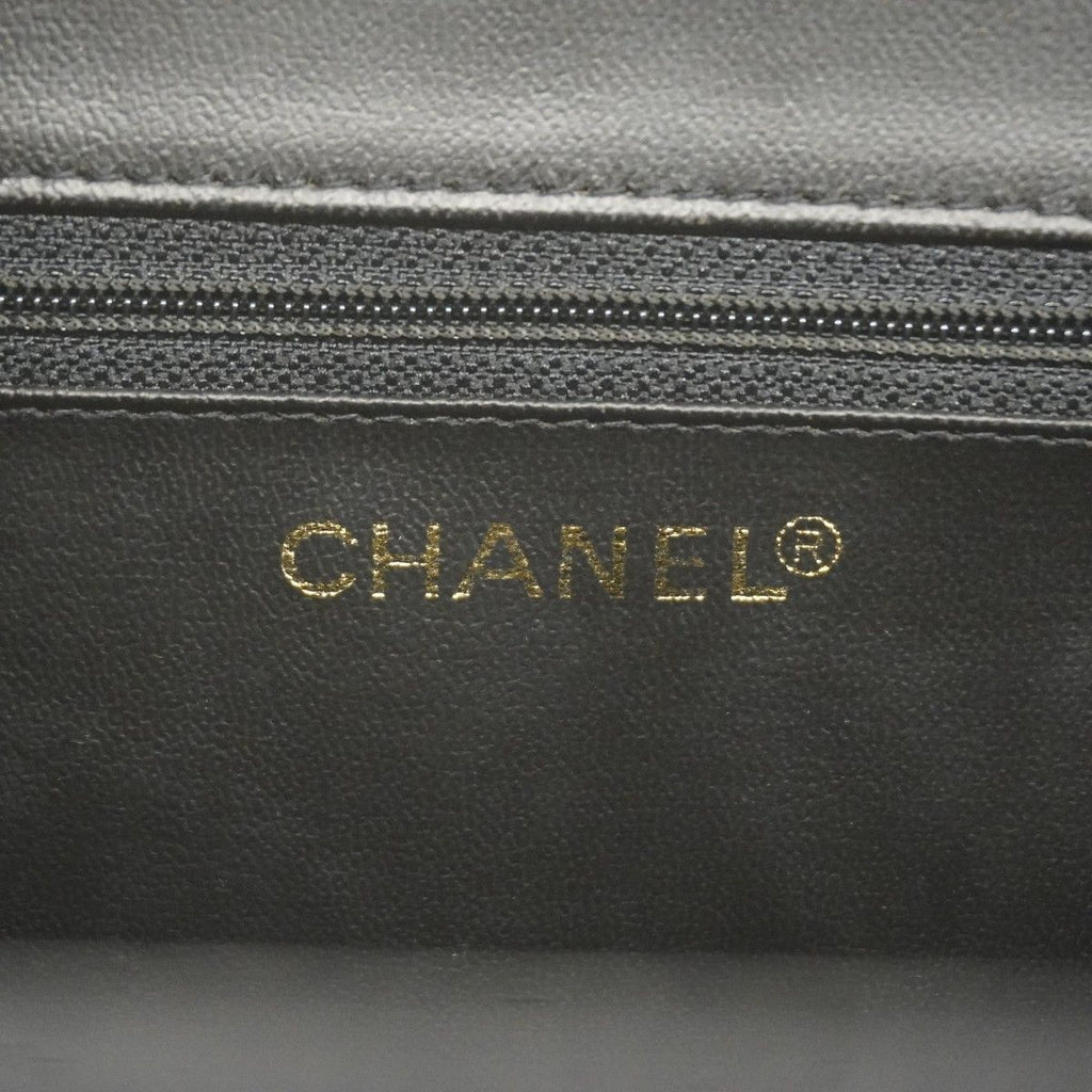 Chanel Vanity Bag Caviar Leather Black Gold 2-Way — view 5