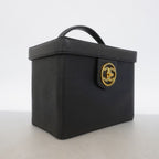 Chanel Vanity Bag Caviar Leather Black Gold 2-Way — view 2