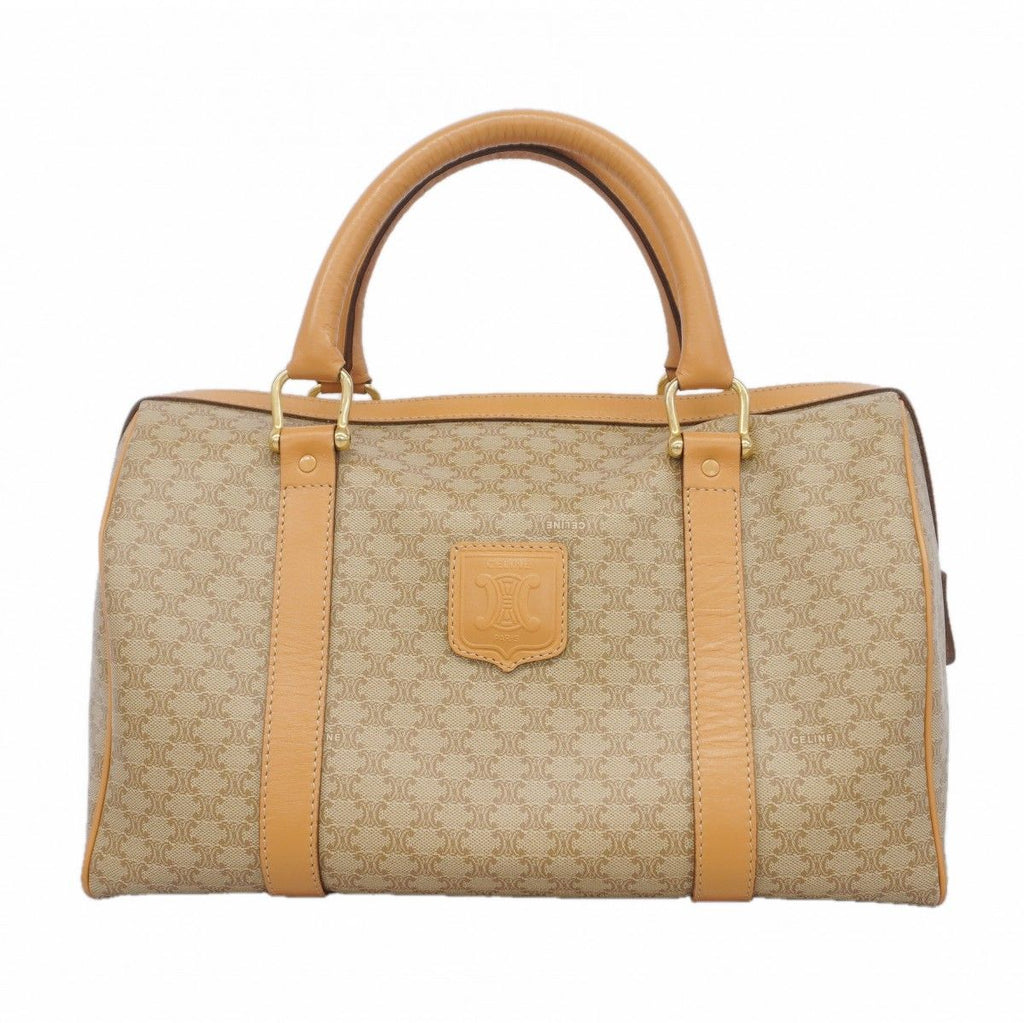 Celine Handbag Macadam Beige Gold