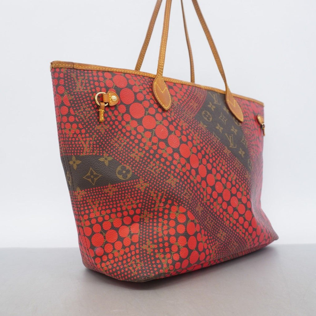 Louis Vuitton Tote Monogram Neverfull MM Rouge Yayoi Kusama — view 2