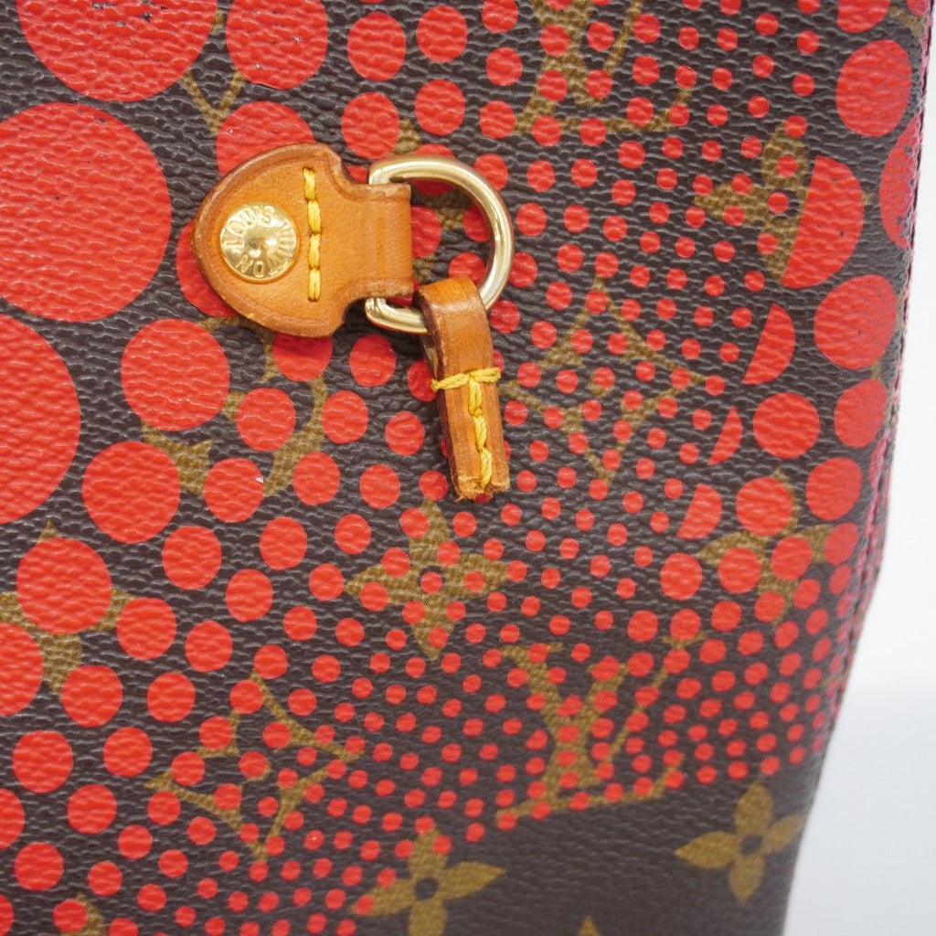 Louis Vuitton Tote Monogram Neverfull MM Rouge Yayoi Kusama — view 6