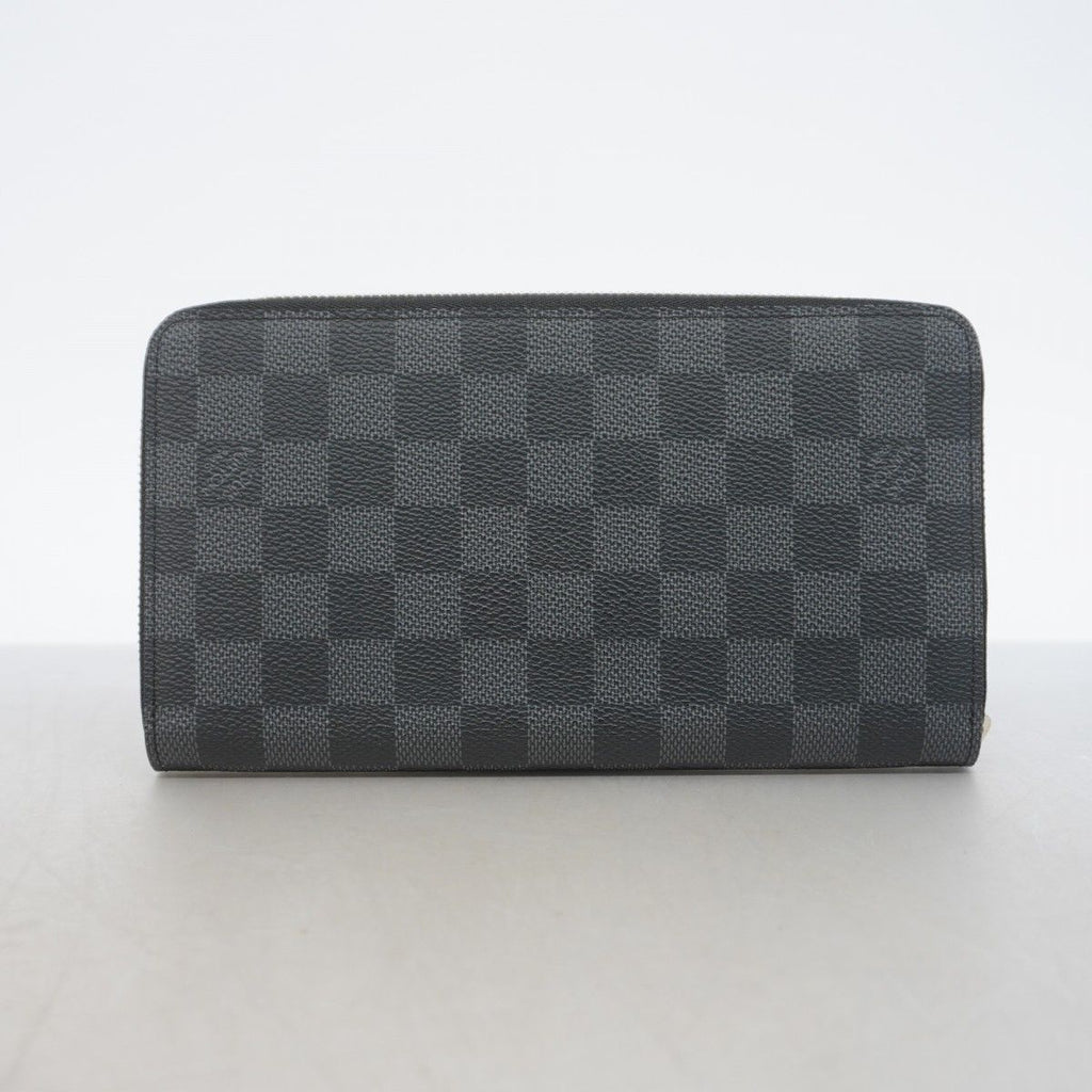 Louis Vuitton Wallet Damier Graphite Zippy Organizer Black Gray — view 7