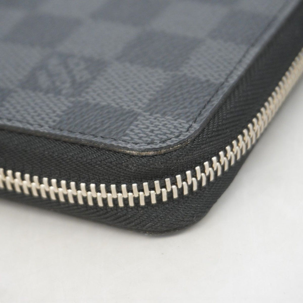 Louis Vuitton Wallet Damier Graphite Zippy Organizer Black Gray — view 6