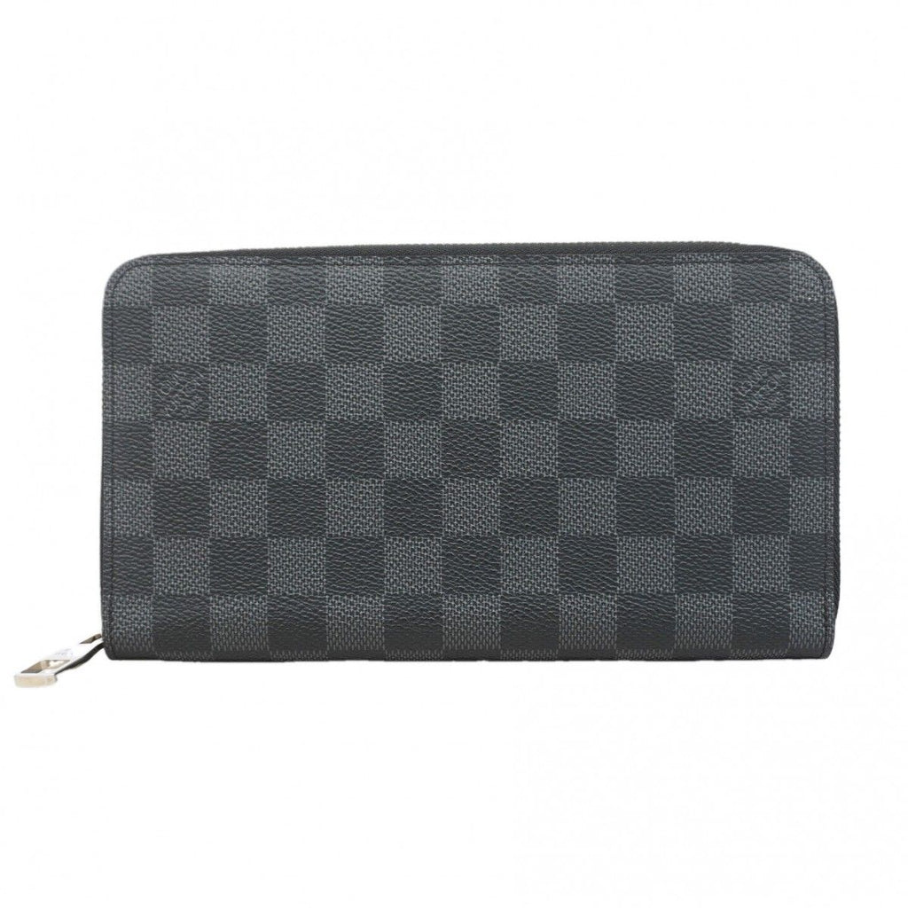 Louis Vuitton Wallet Damier Graphite Zippy Organizer Black Gray