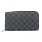 Louis Vuitton Wallet Damier Graphite Zippy Organizer Black Gray