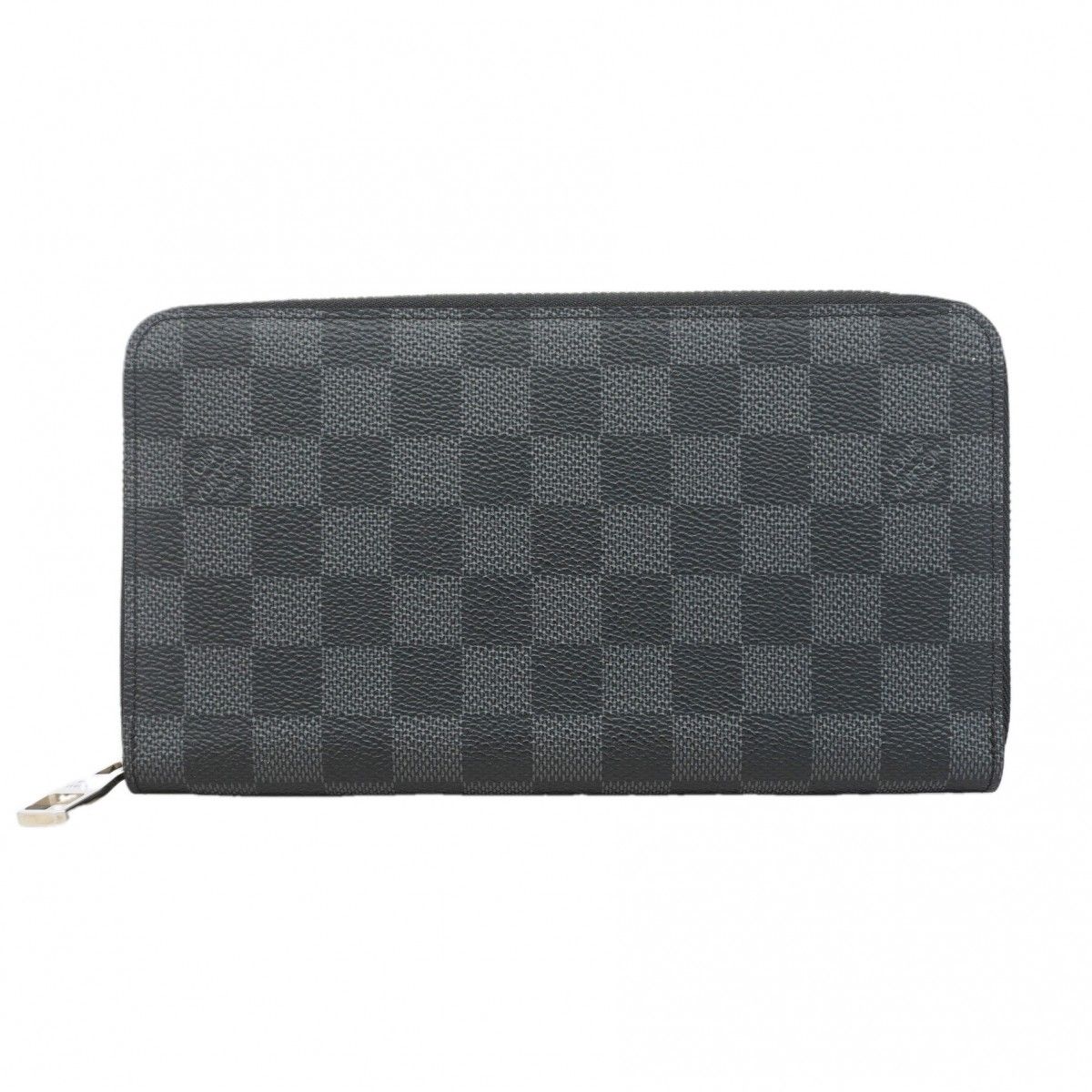 Louis Vuitton Wallet Damier Graphite Zippy Organizer Black Gray