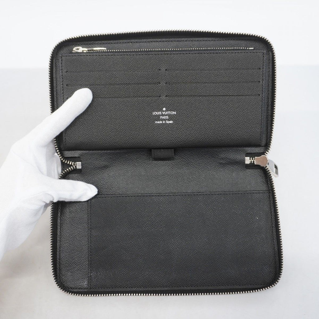 Louis Vuitton Wallet Damier Graphite Zippy Organizer Black Gray — view 3