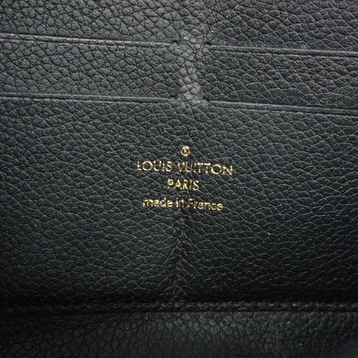 Louis Vuitton Wallet Monogram Empreinte Zippy Noir — view 4