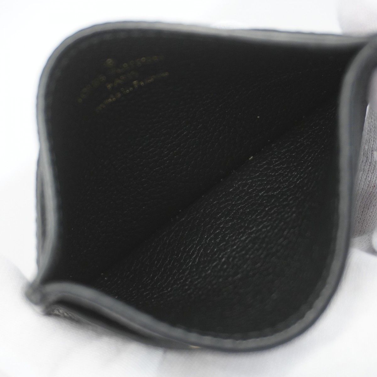 Louis Vuitton Card Case Monogram Empreinte Holder Sample Noir — view 3
