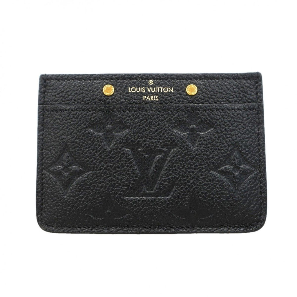 Louis Vuitton Card Case Monogram Empreinte Holder Sample Noir