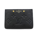 Louis Vuitton Card Case Monogram Empreinte Holder Sample Noir