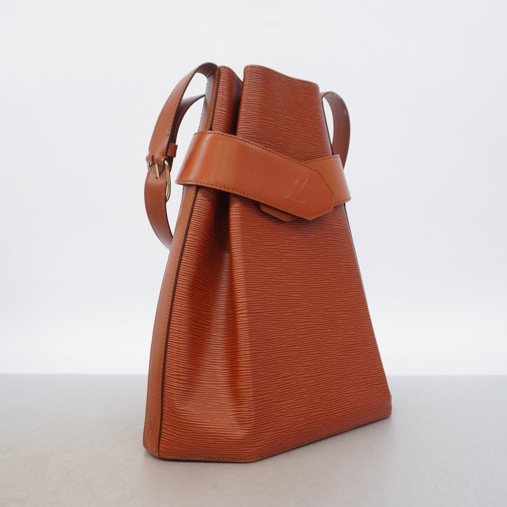 Louis Vuitton Shoulder Bag Epi Sac Depot GM Kenya Brown — view 2