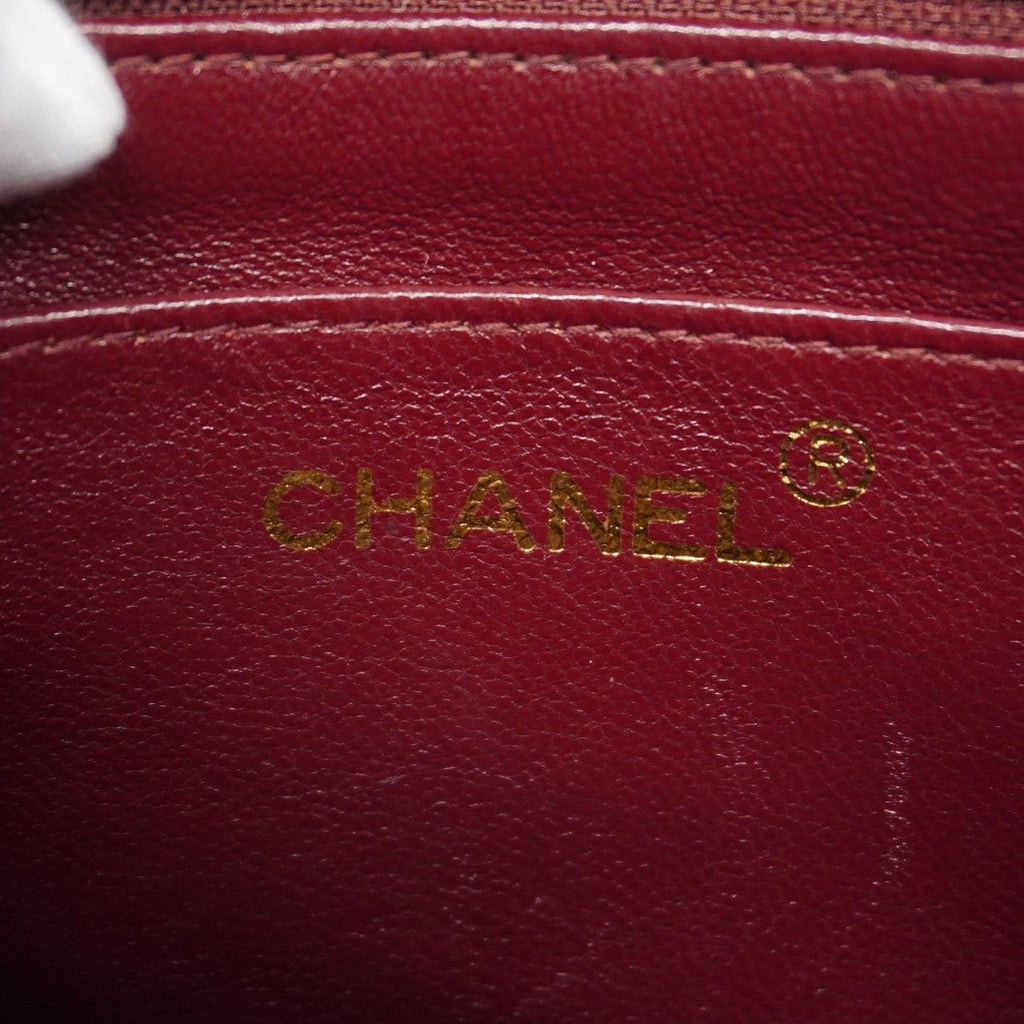 Chanel Shoulder Bag Quilted Lambskin Black Gold — view 5