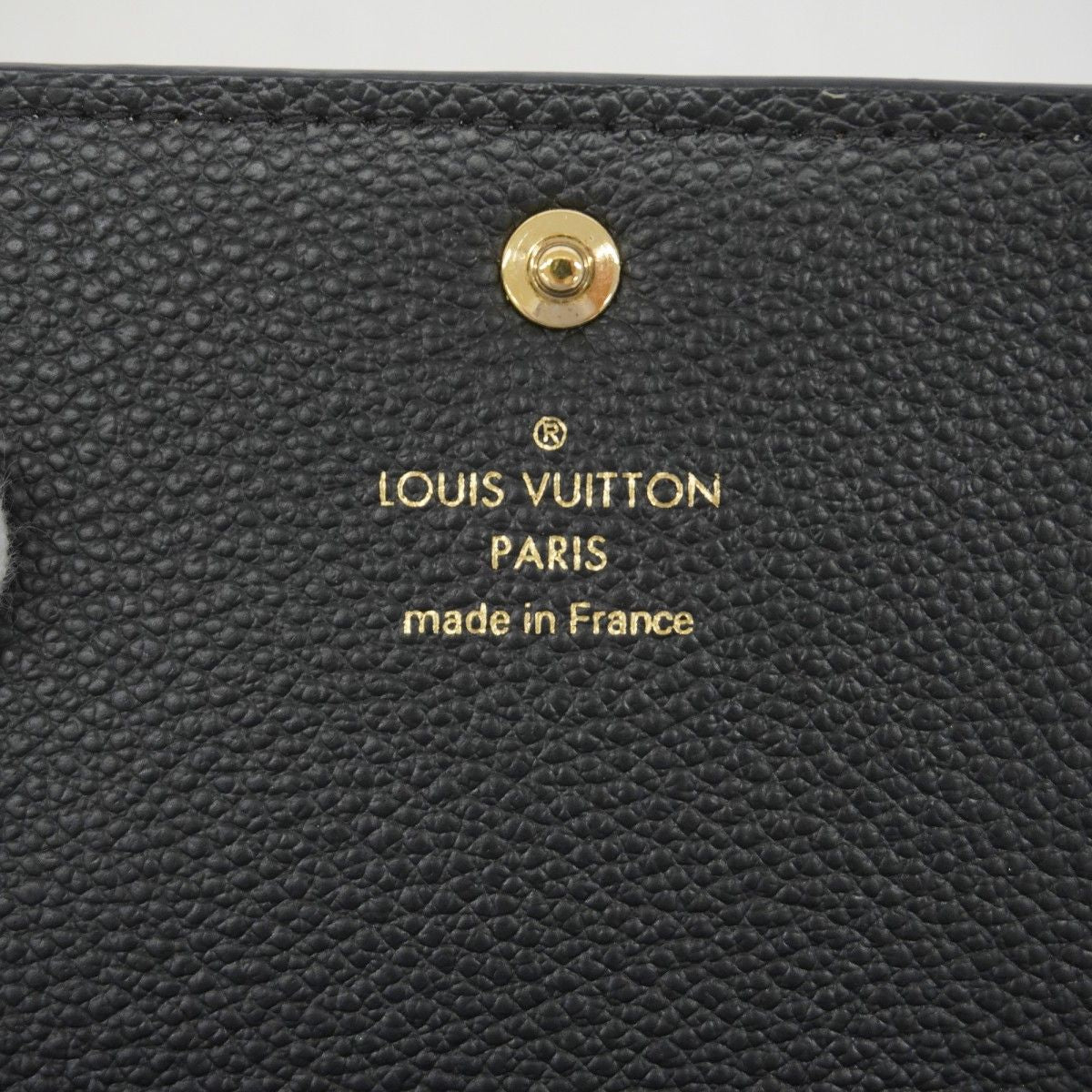Louis Vuitton Card Case Monogram Empreinte Business Holder Noir — view 4