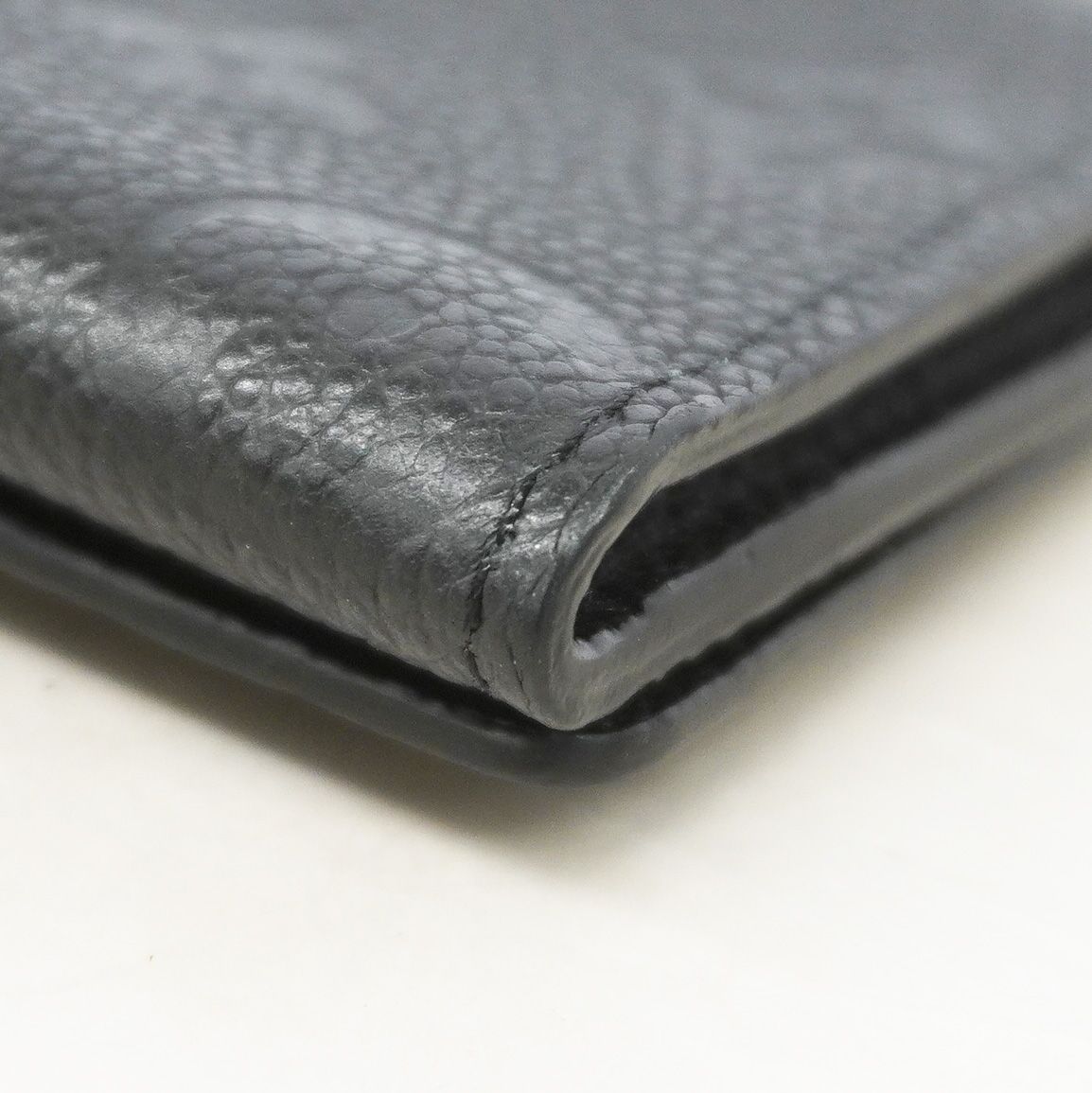 Louis Vuitton Card Case Monogram Empreinte Business Holder Noir — view 5