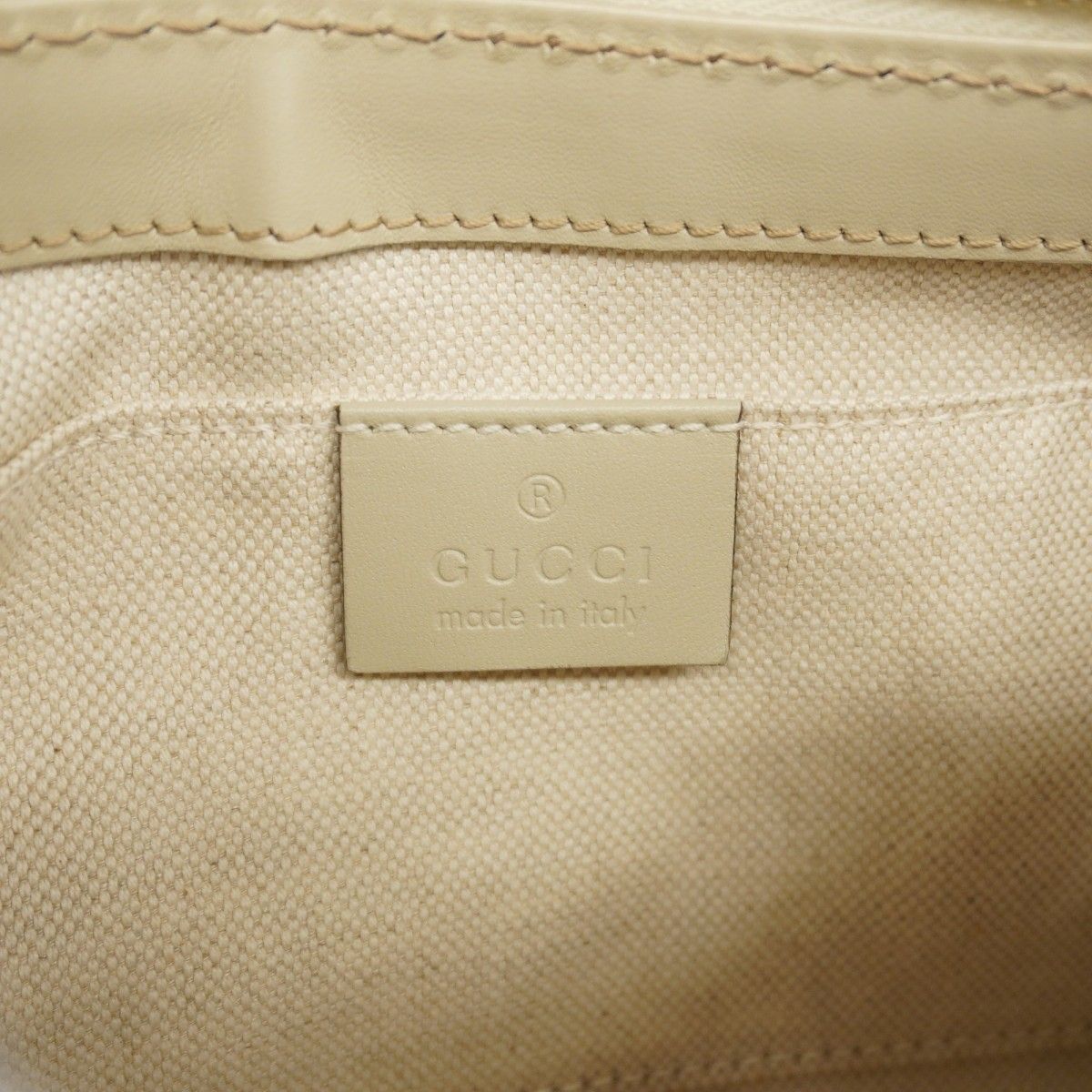 Gucci Handbag GG Canvas Sherry Line Beige Silver — view 5