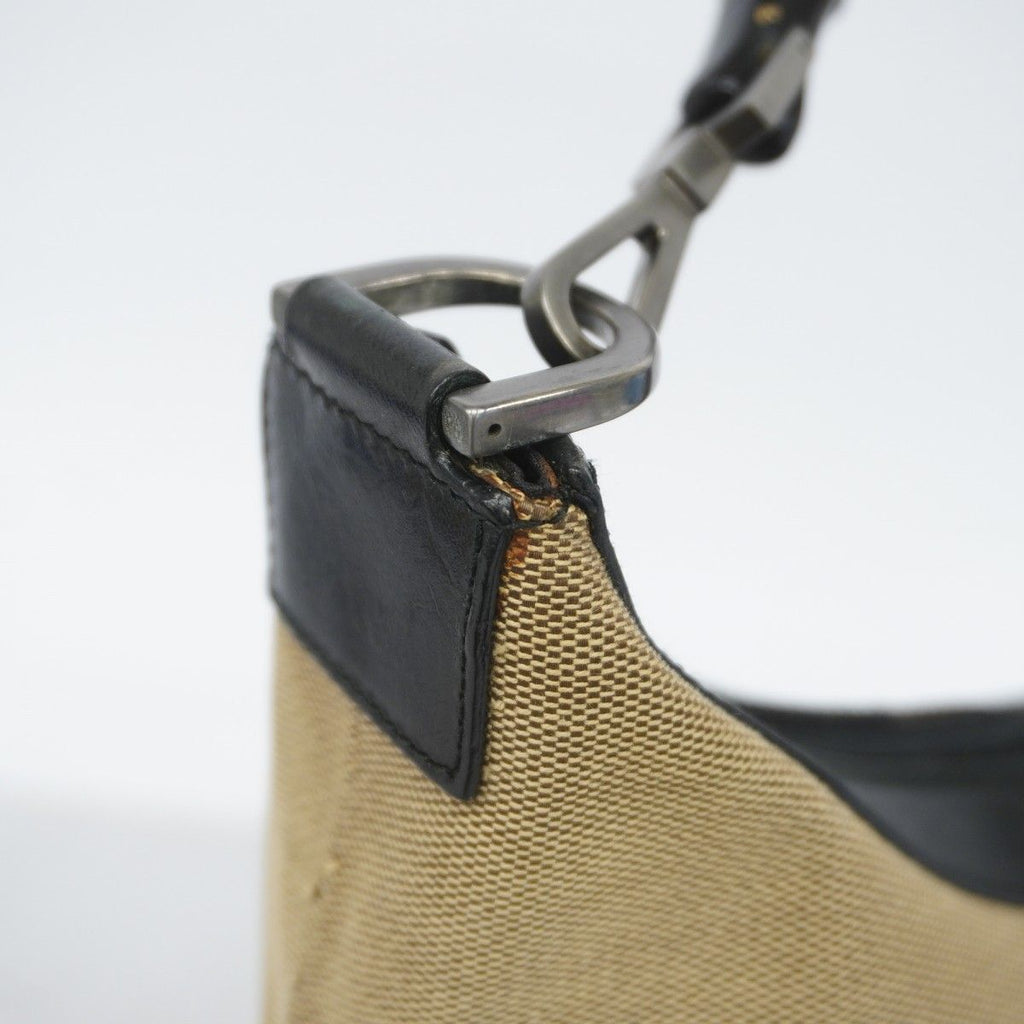 Gucci Handbag Bamboo 000 Canvas Black Silver — view 6