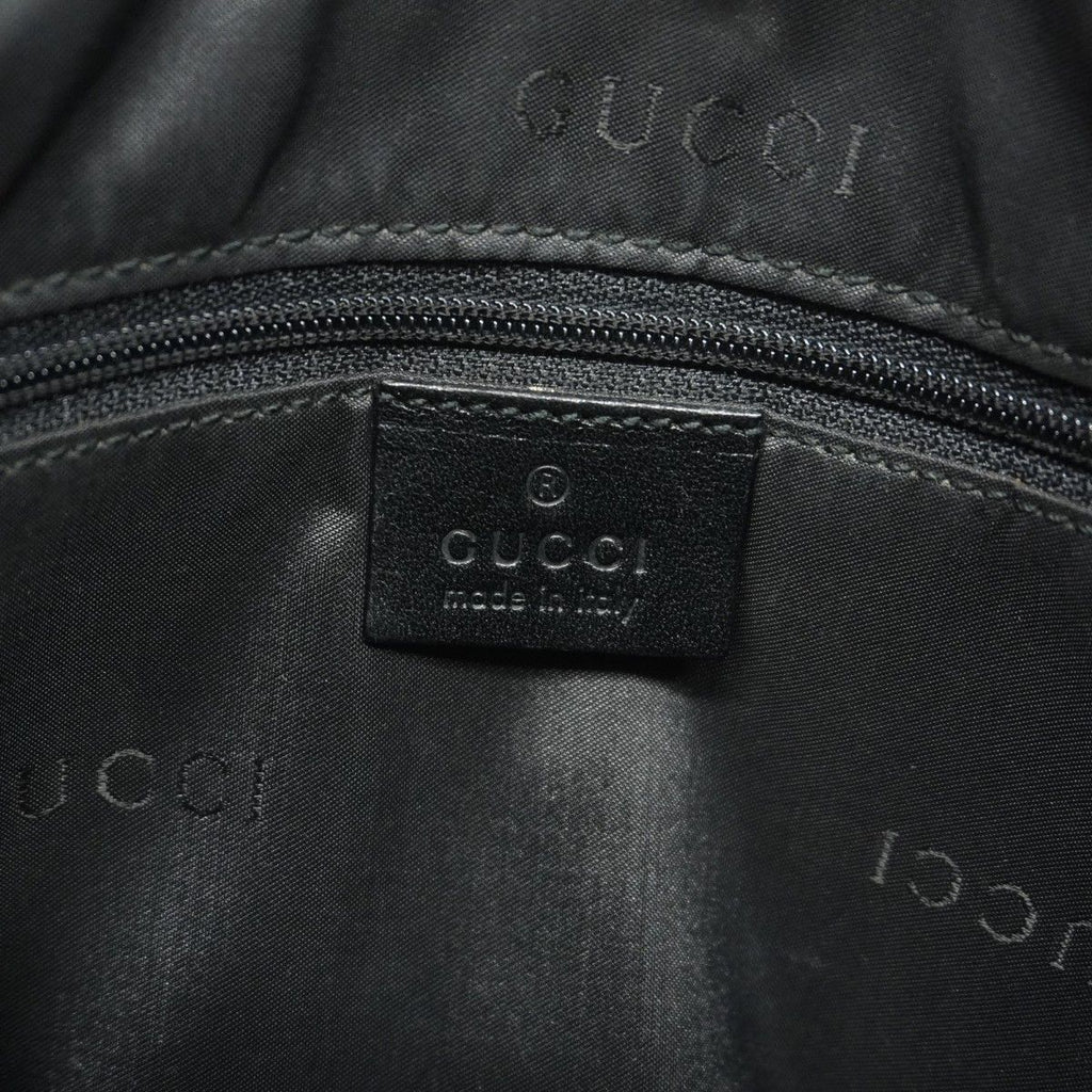 Gucci Handbag Bamboo 000 Canvas Black Silver — view 5