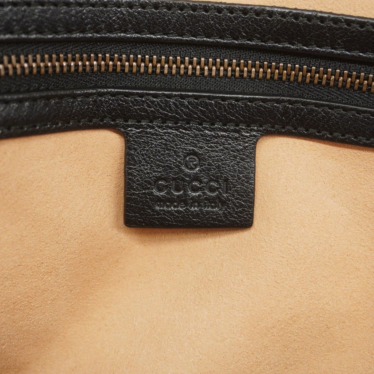 Gucci Handbag Liber Leather Black Gold — view 5