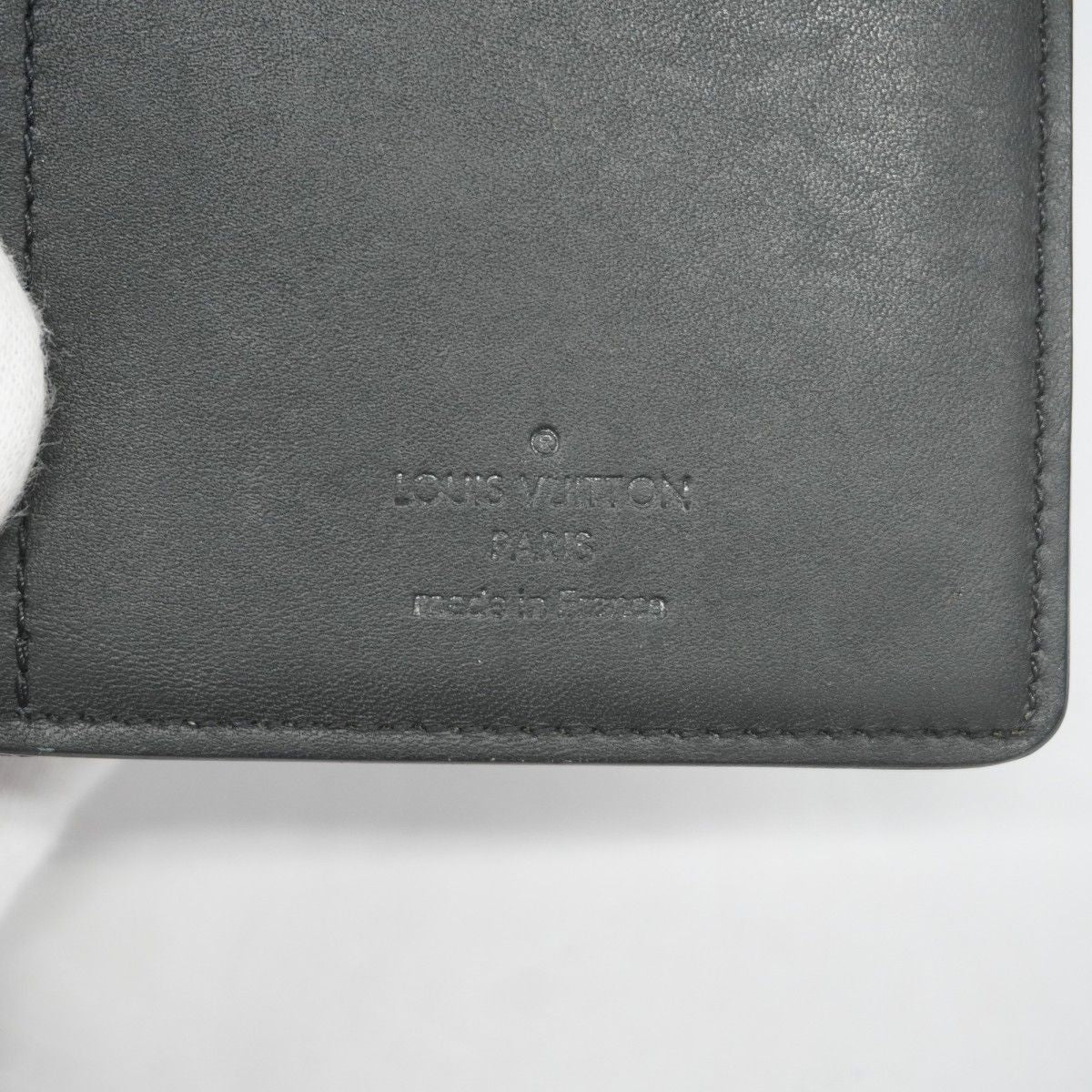 Louis Vuitton Wallet Damier Cobalt Portefeuille Brazza Navy Black — view 4
