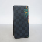 Louis Vuitton Wallet Damier Cobalt Portefeuille Brazza Navy Black — view 7