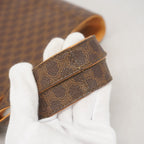 Celine Handbag Macadam Brown Gold — view 8
