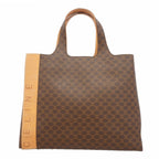 Celine Handbag Macadam Brown Gold