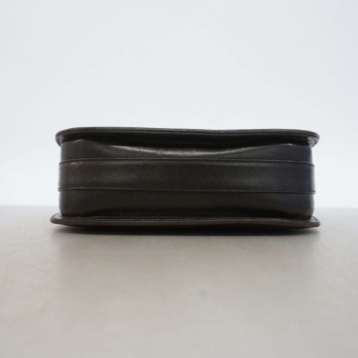 Chanel Shoulder Bag Quilted Lambskin Black Gold — view 3