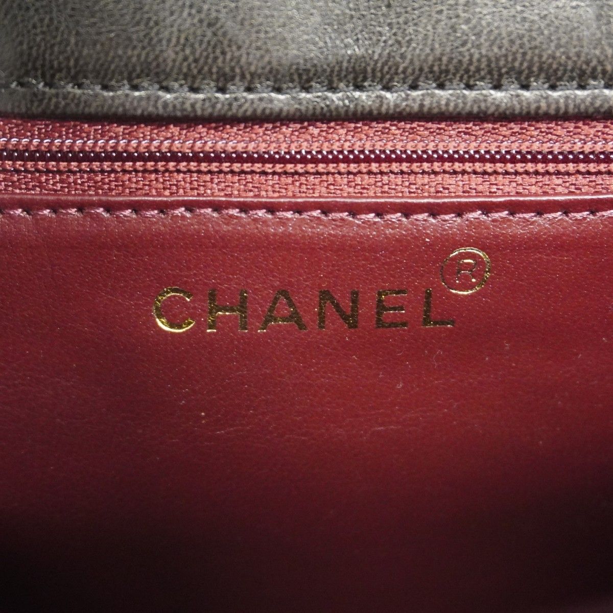 Chanel Shoulder Bag Quilted Lambskin Black Gold — view 5