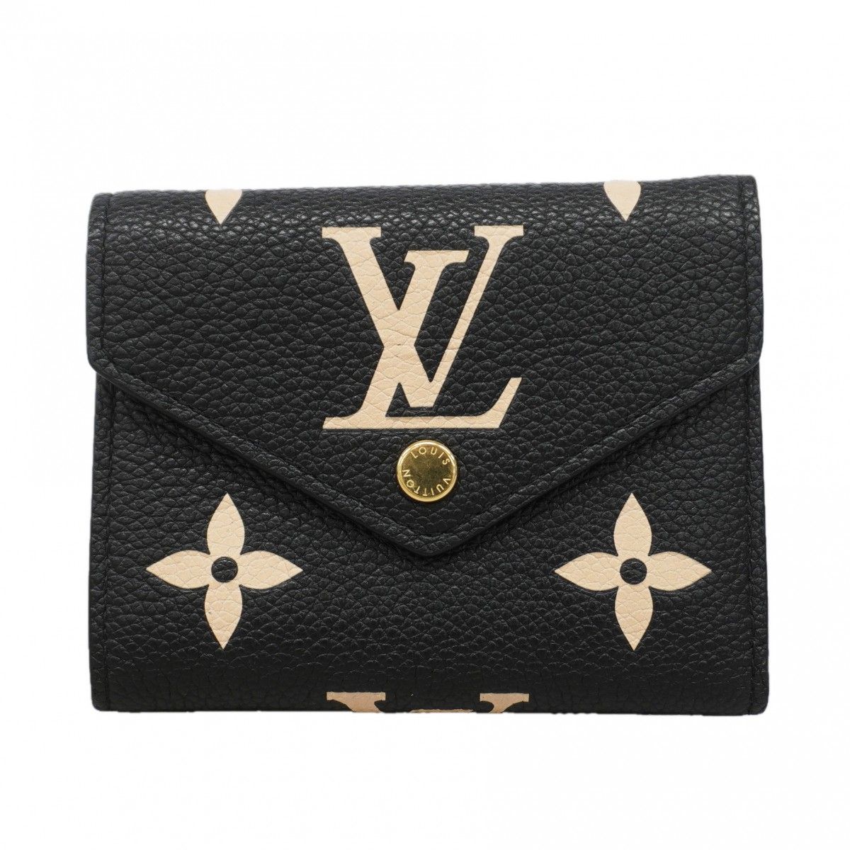 Louis Vuitton Trifold Wallet Monogram Empreinte Bicolor Portefeuille Victorine