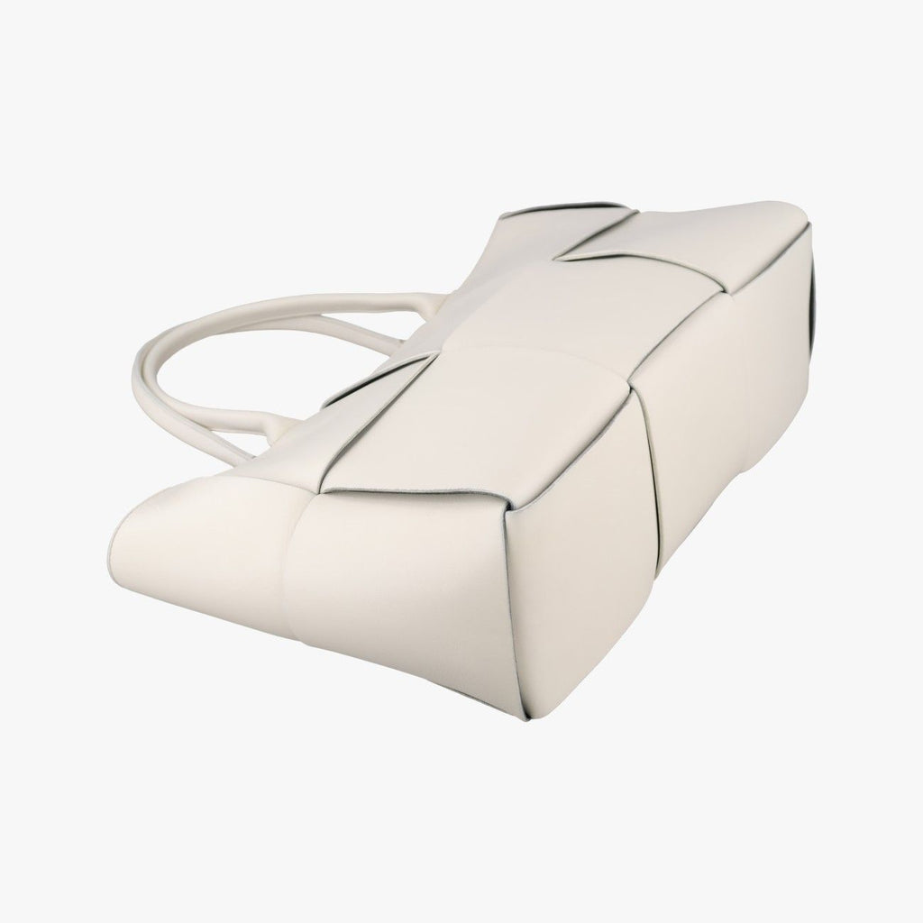 Bottega Veneta the Arco Tote White Lambskin — view 7