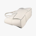 Bottega Veneta the Arco Tote White Lambskin — view 5