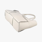 Bottega Veneta the Arco Tote White Lambskin — view 6