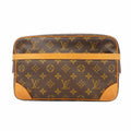 Louis Vuitton Clutch Monogram Compiegne 28 Brown