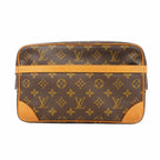 Louis Vuitton Clutch Monogram Compiegne 28 Brown