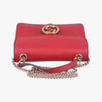 Gucci Interlocking Red Leather Shoulder — view 8